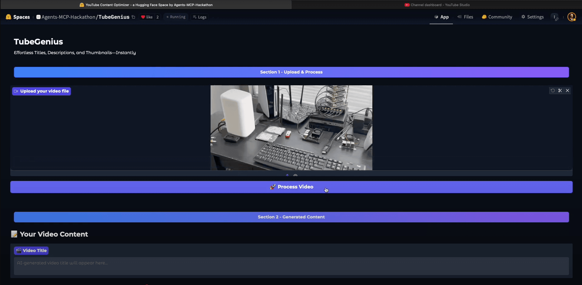 TubeGenius - AI YouTube Content Optimizer