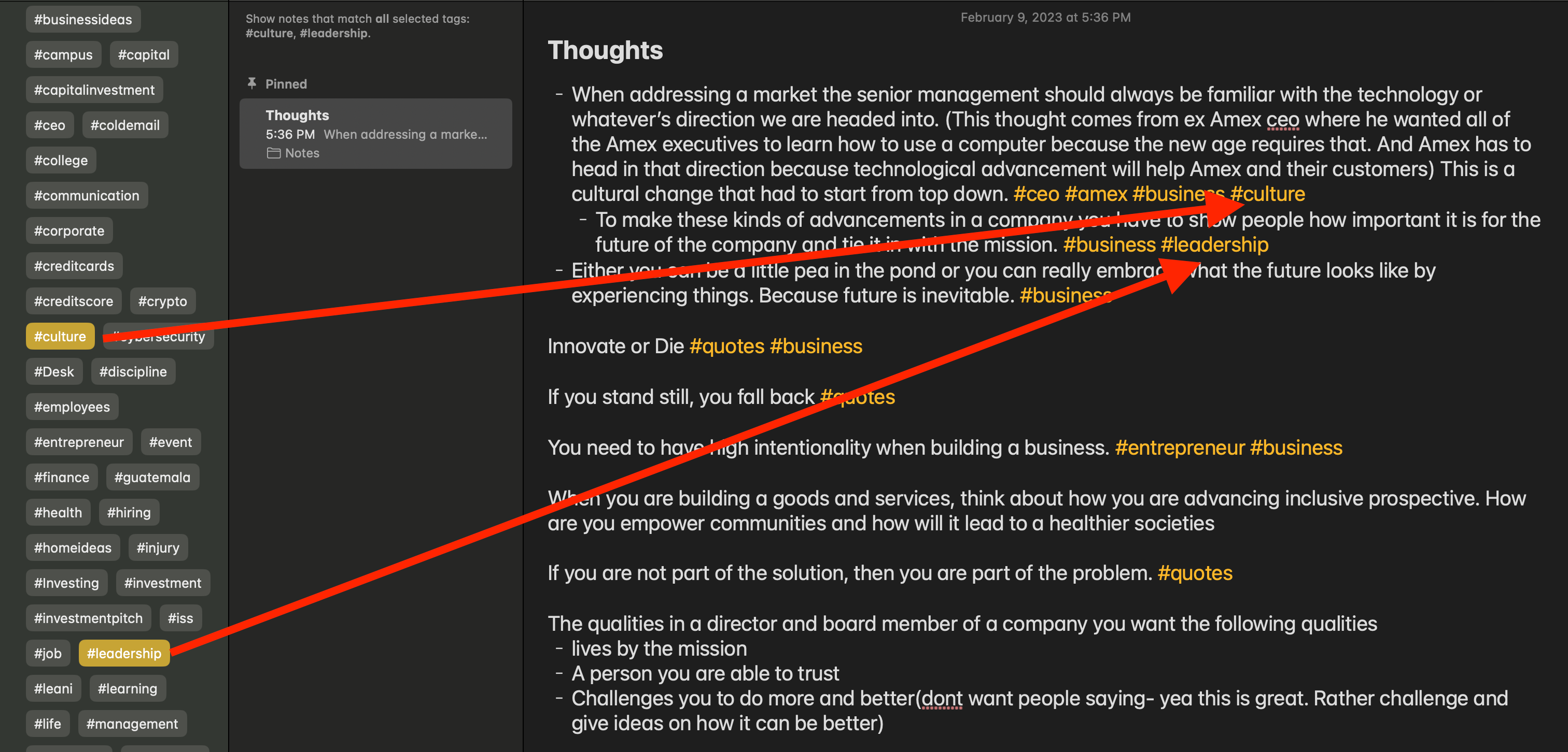 notes-app-management-with-tags-screenshot